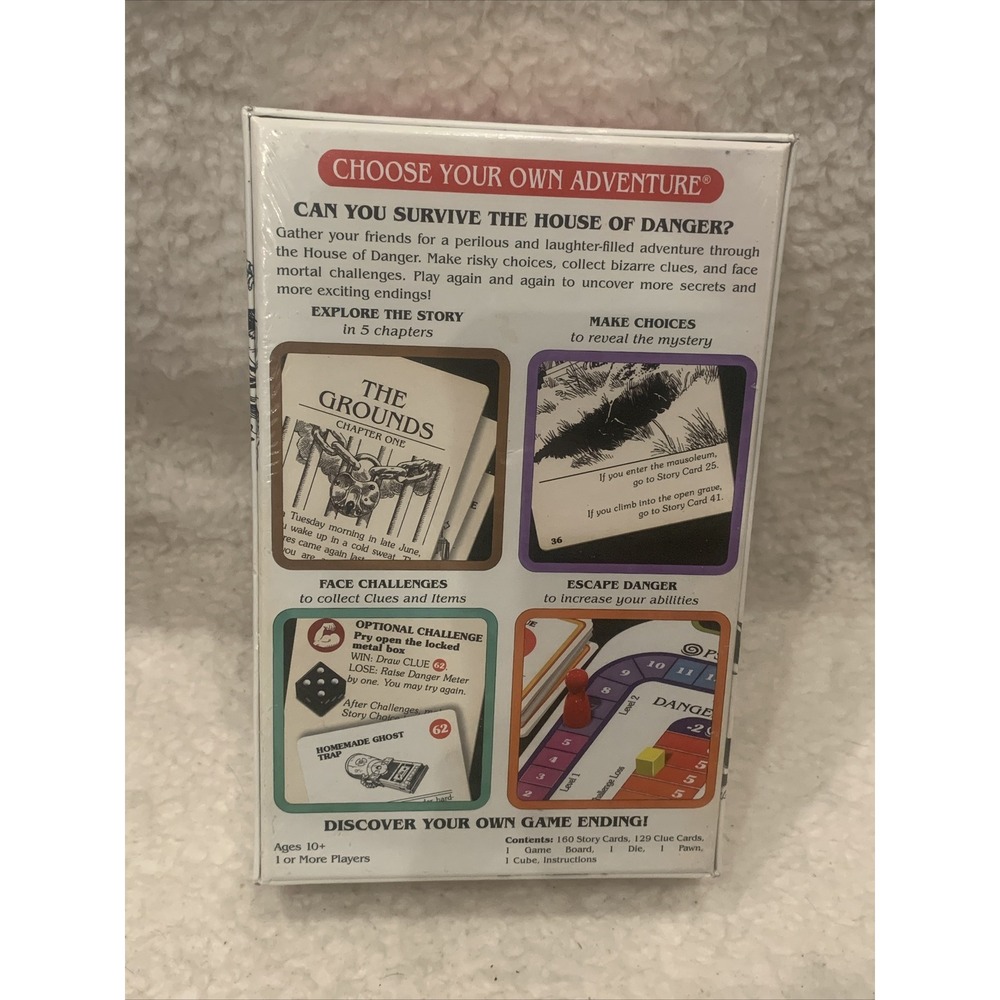 Choose Your Own Adventure: House of Danger ~ A Cooperative Adventure Game Sealed - Picture 2 of 2